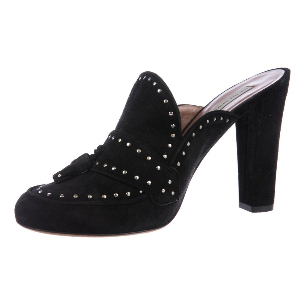 TABITHA SIMMONS Suede Studded Mules 10M (IT40)